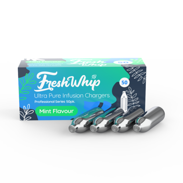 FreshWhip Cream Chargers 8.2g Mint 50 Pieces Pack for Sale
