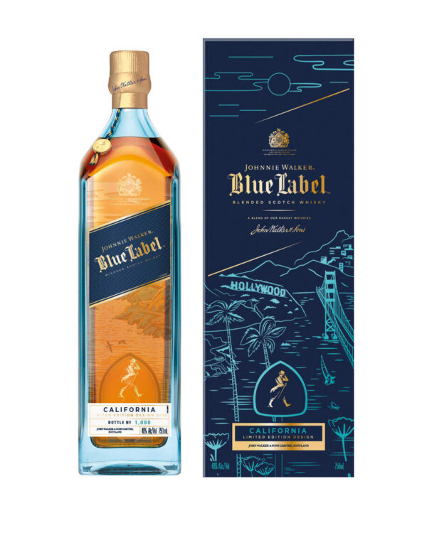 Johnnie Walker Blue Label Blended Scotch Whisky California for Sale