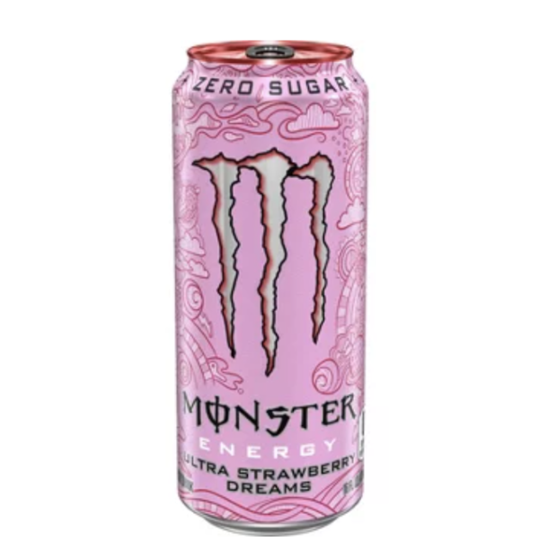 Monster Ultra Strawberry Dreams Energy Drink 16 fl Oz for Sale