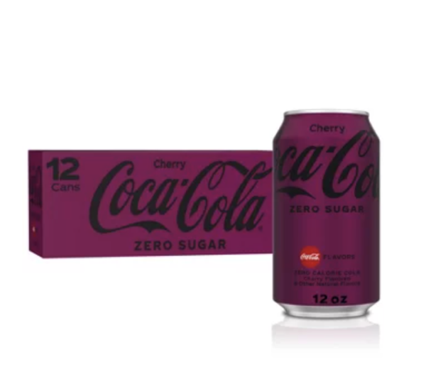 Coca-Cola Cherry Zero 12pk/12 fl Oz Cans Wholesale